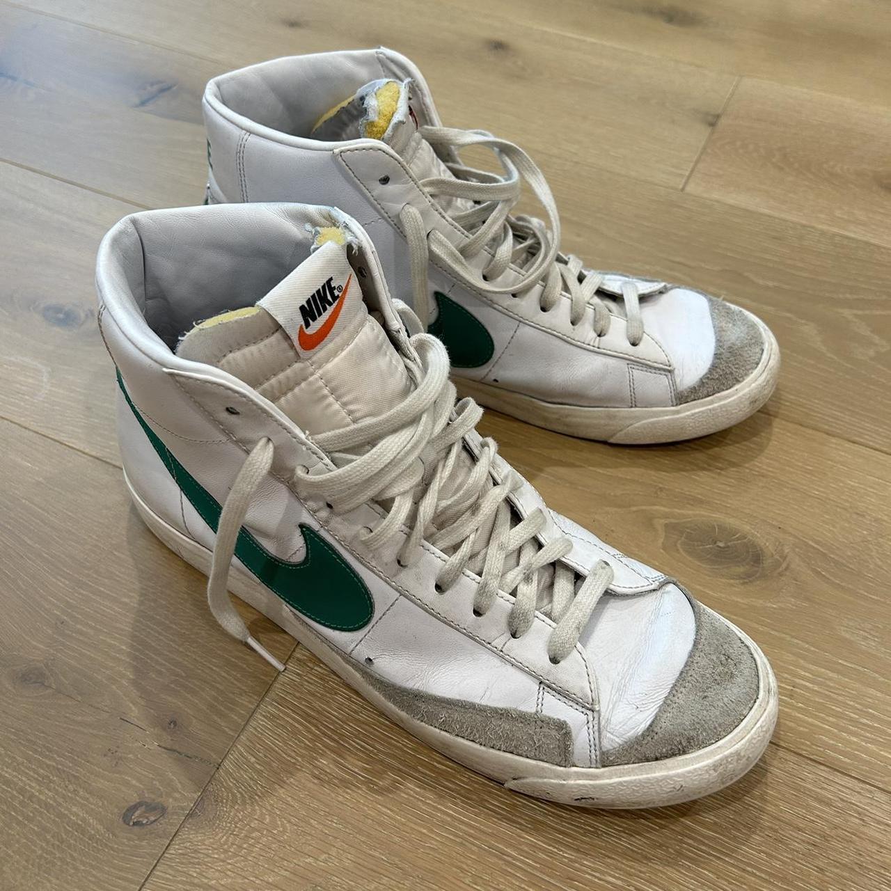 mens nike blazers green