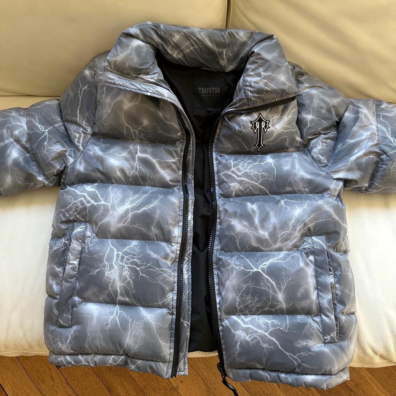 Trapstar Lightning Puffer Jacket Size Small... Depop