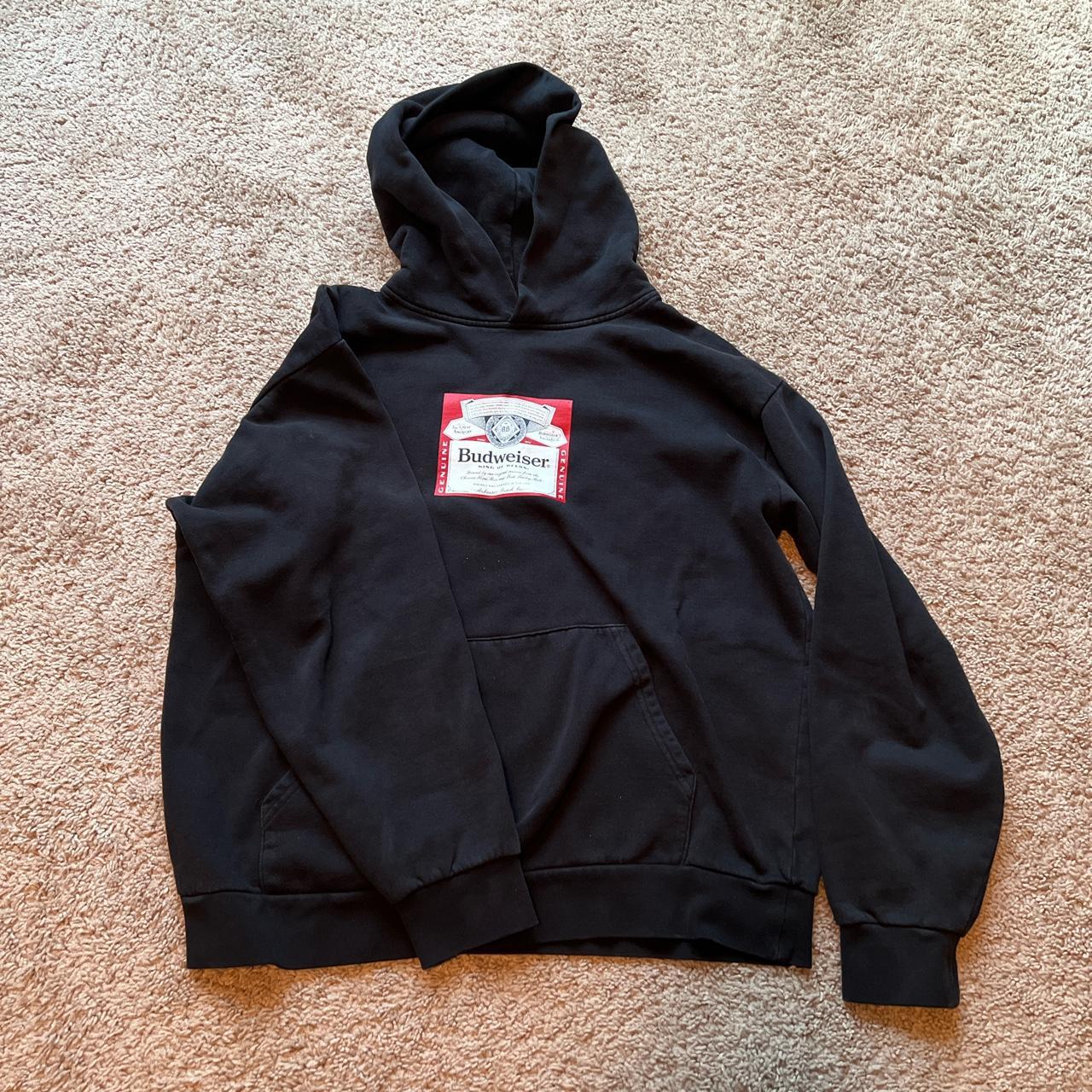 Budweiser hoodie! Great material thick hoodie!... - Depop