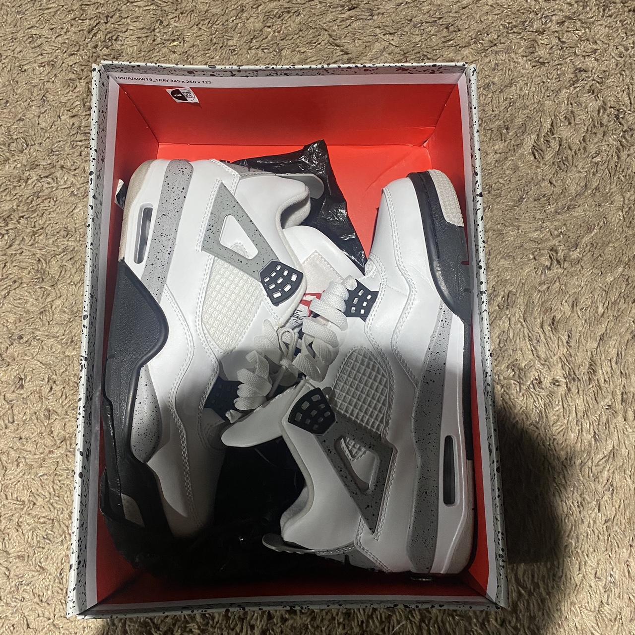 jordan 4 white cement size 7