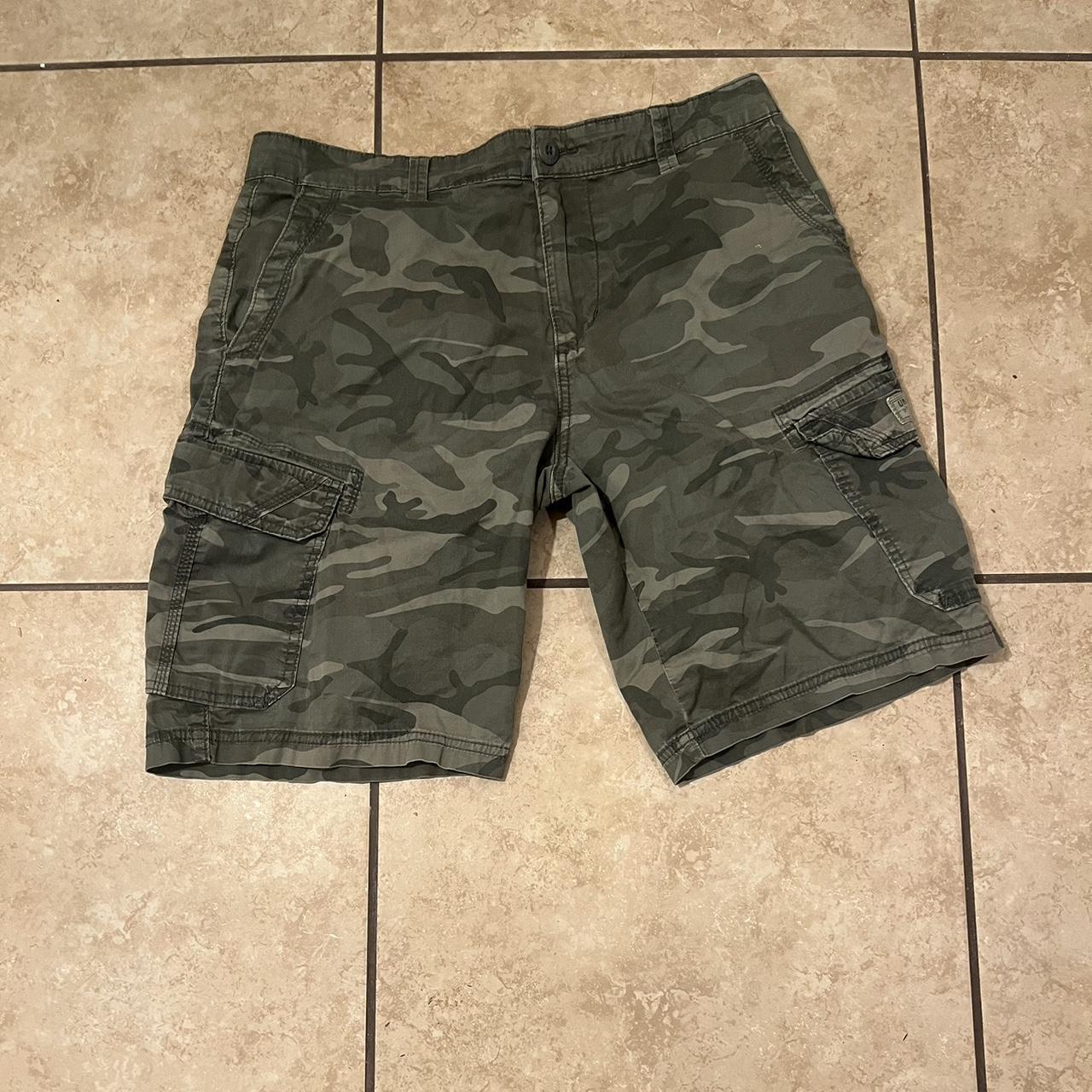 Union bay camo cargo shorts size 34 baggy skater... Depop