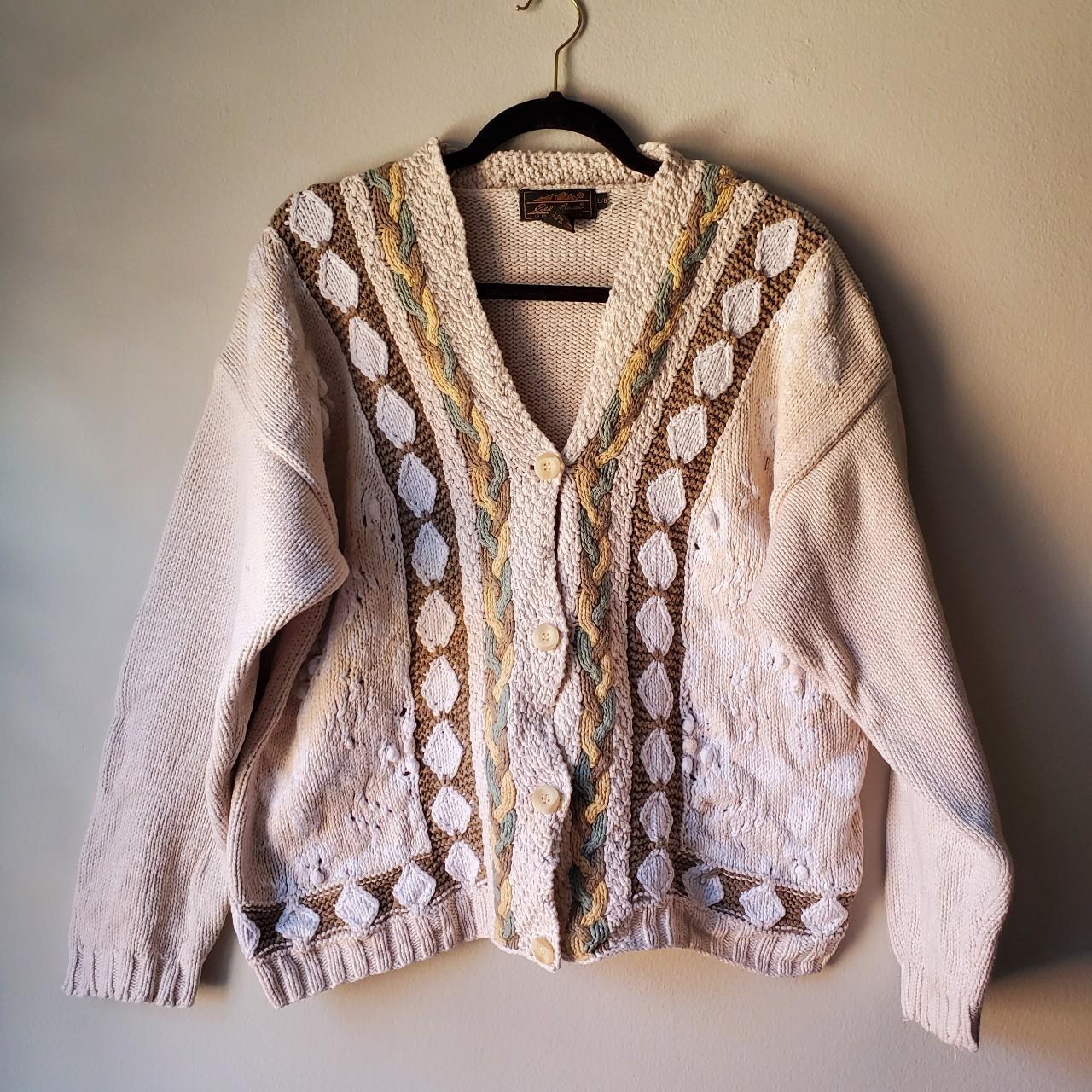 Vintage Eddie Bauer Cardigan 1993 Sweater All Depop 0871