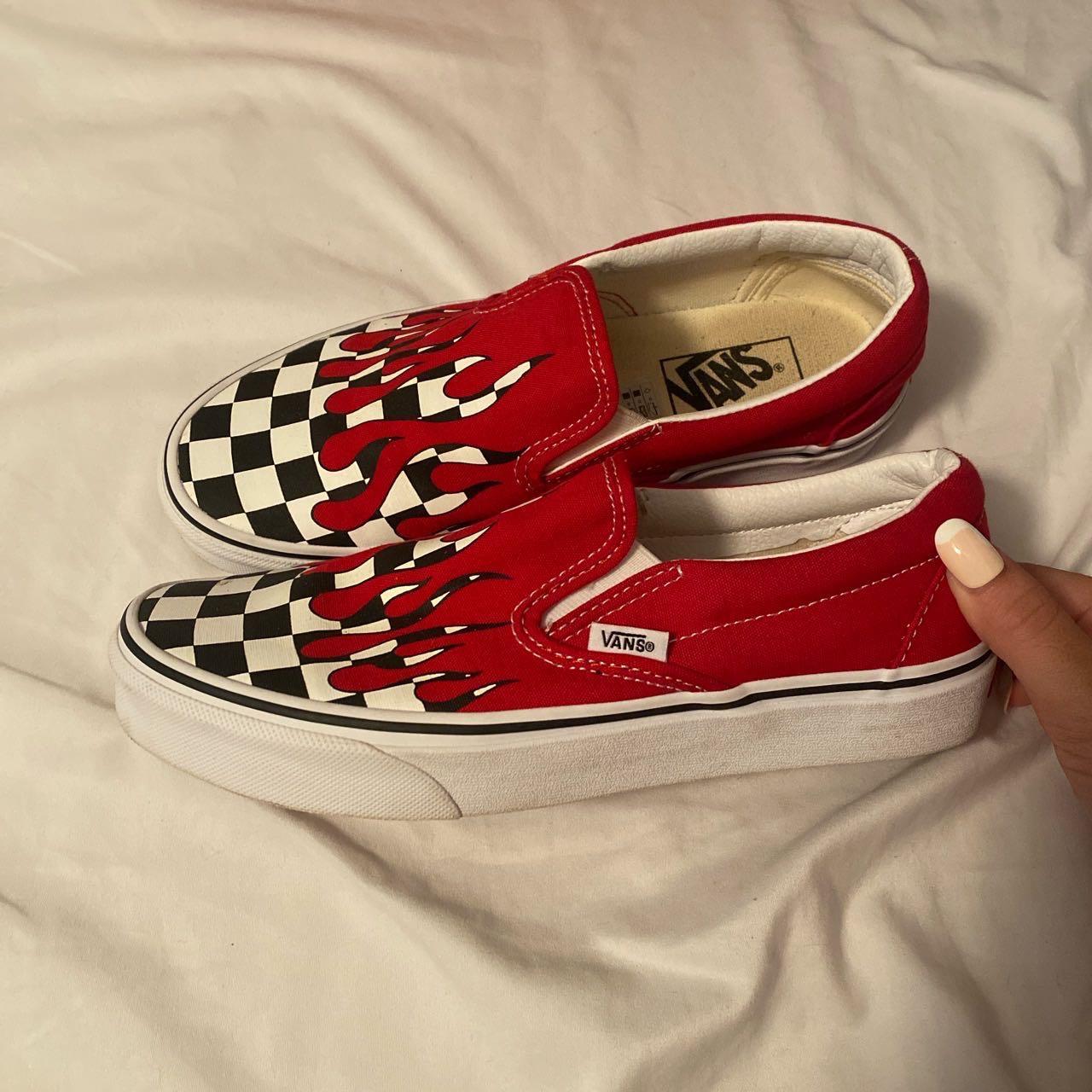 Dripping red vans best sale