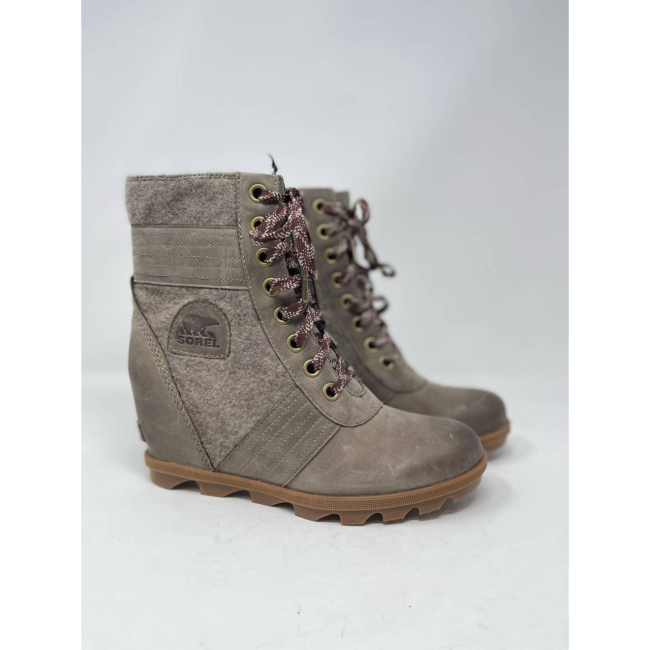 sorel lexie wedge boots black