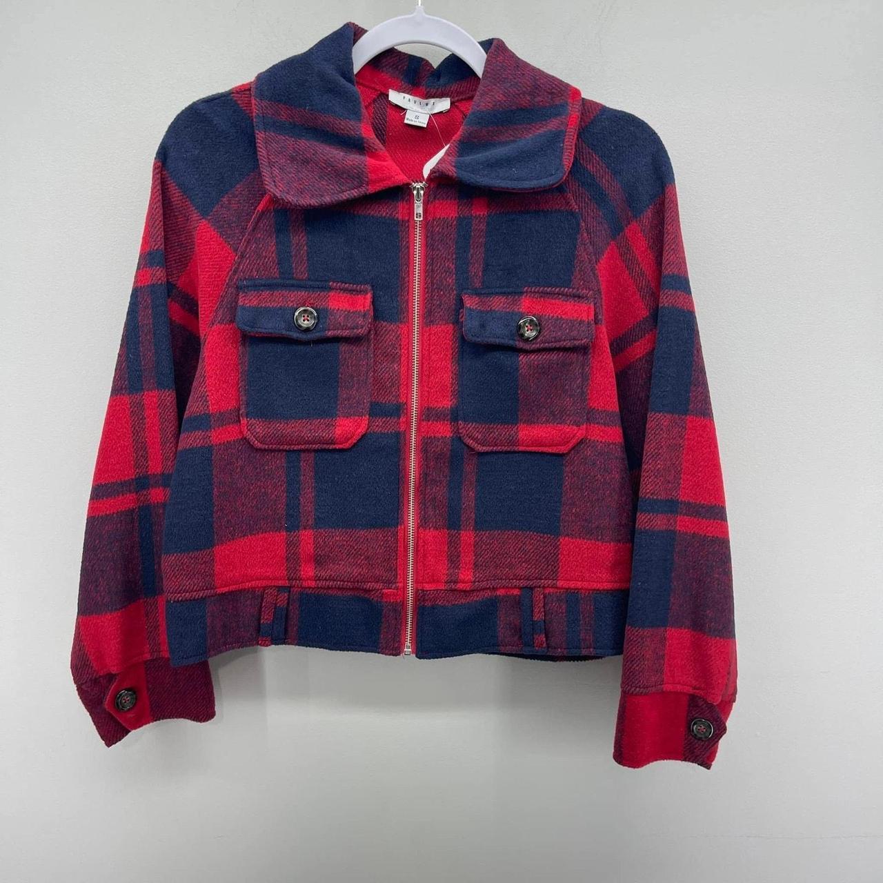 Source Unknown Women's Jacket - Red/Blue - S – Fa… - image 1