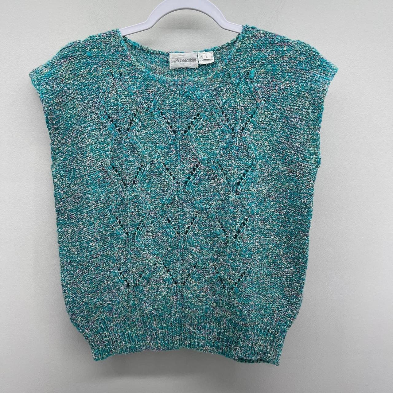 Source Unknown Women's Sweater - Blue/Purple - L … - image 1