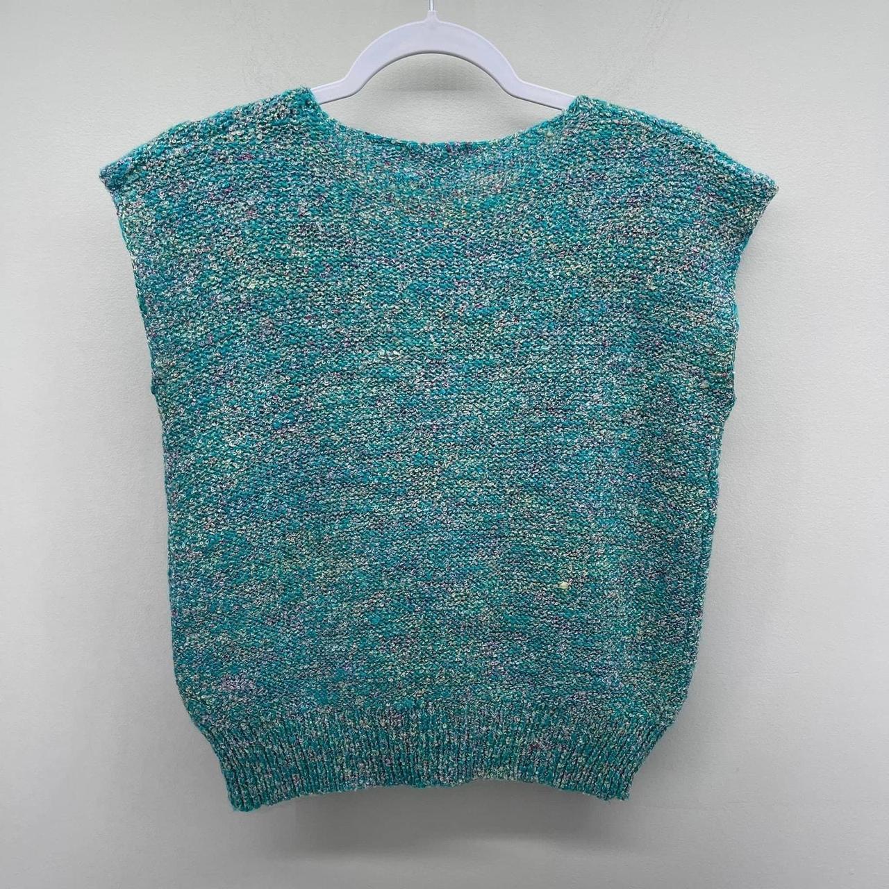 Source Unknown Women's Sweater - Blue/Purple - L … - image 2