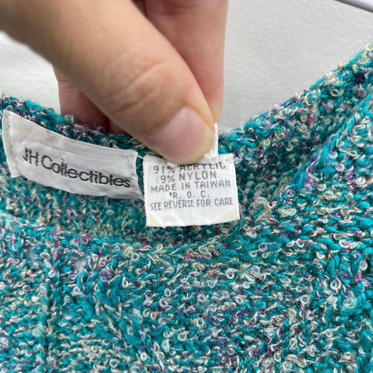 Source Unknown Women's Sweater - Blue/Purple - L … - image 5