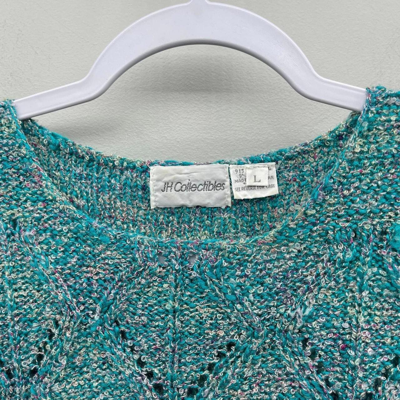 Source Unknown Women's Sweater - Blue/Purple - L … - image 4