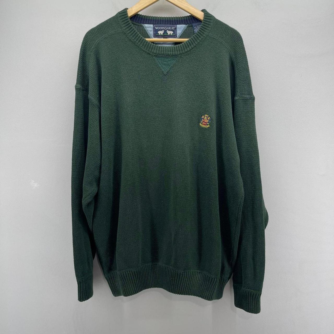 Source Unknown Men's Sweater - Green/Yellow - L –… - image 1