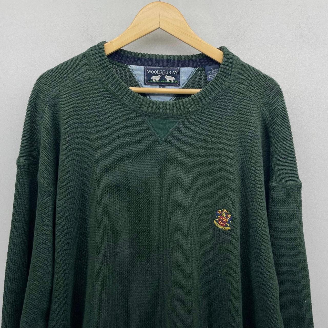 Source Unknown Men's Sweater - Green/Yellow - L –… - image 2