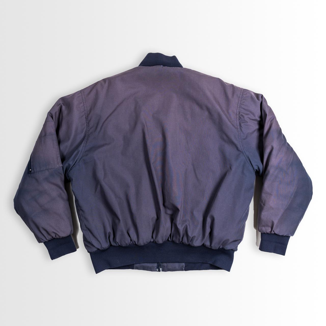 Vintage Men's Bomber Jacket - Purple - L
