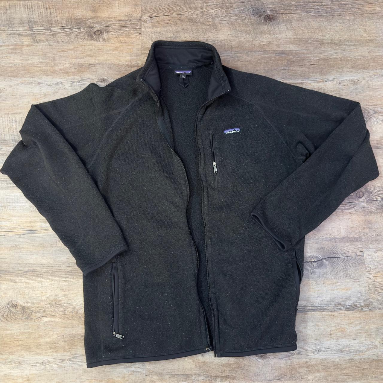 Black Patagonia Jacket size xxl great... Depop