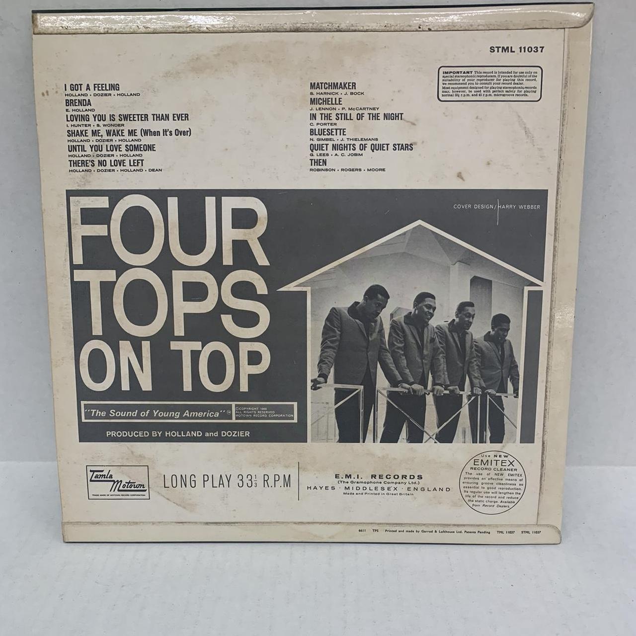 1960’s UK import 4 Tops “On Top” vinyl record in VG+... - Depop