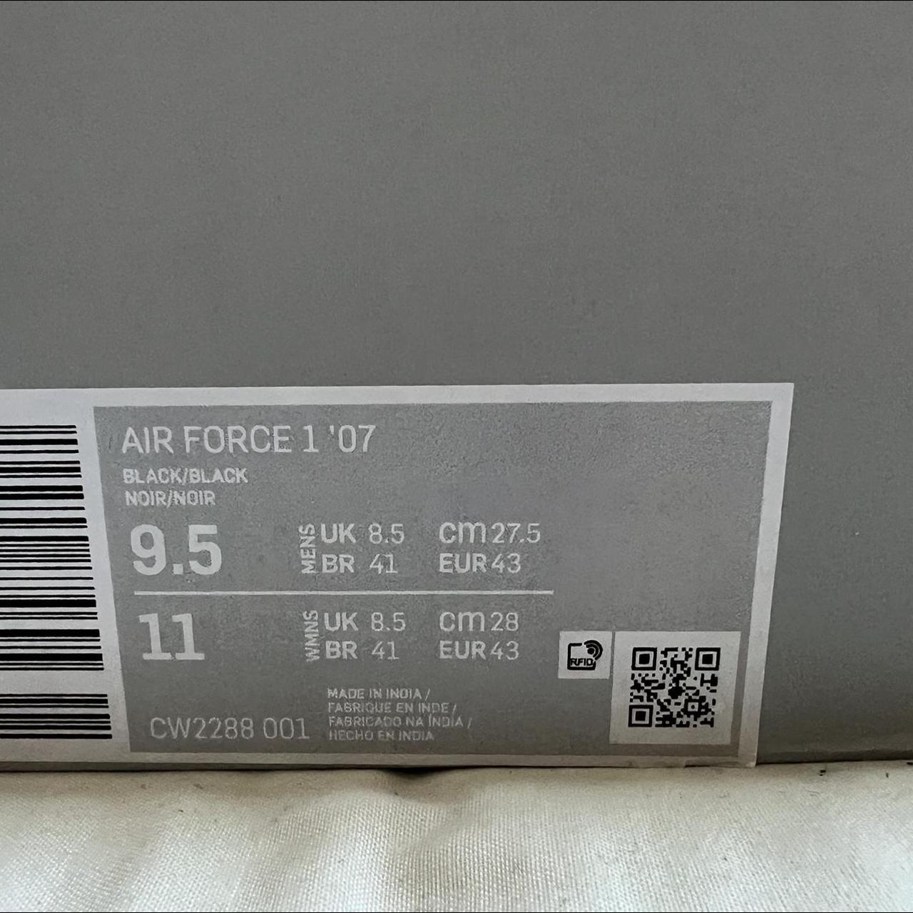 airforces size 7