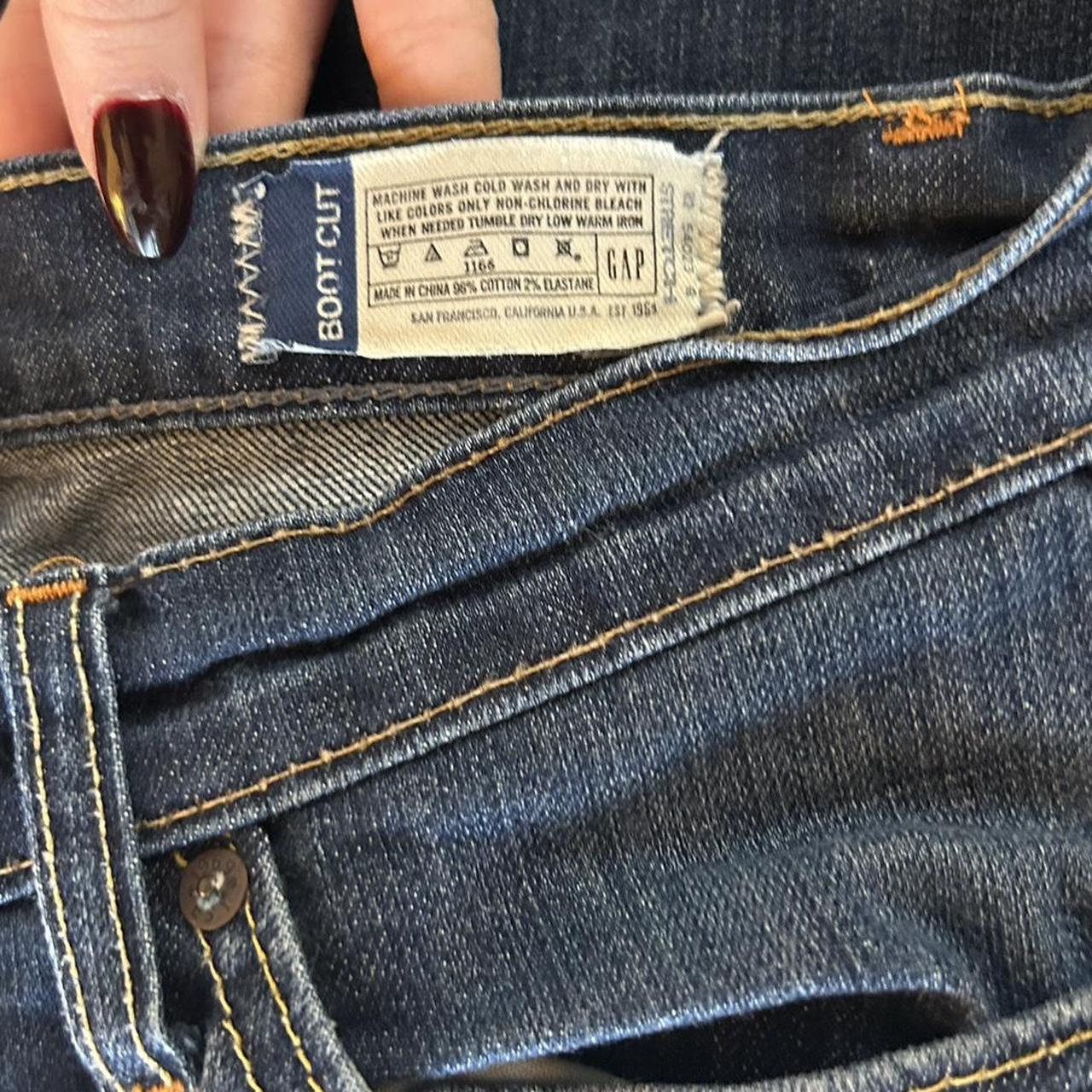 1969 Gap low rise boot cut jeans In great condition - Depop
