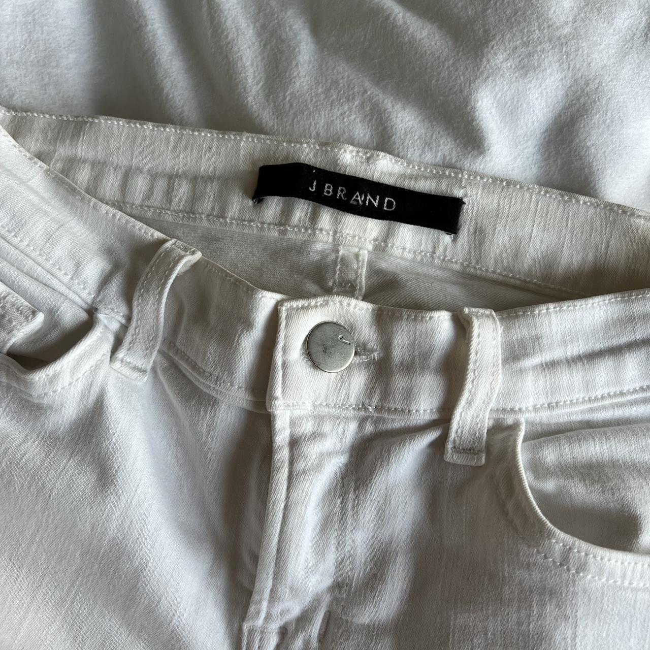 Clothing J Brand White Skinny Jeans J Brand White Low Rise Skinny