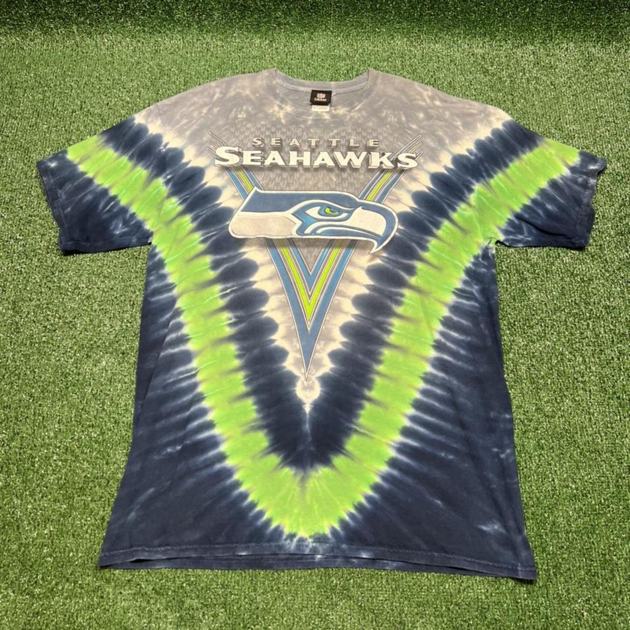 NFL Team Apparel Seattle Seahawks Blue Graphic T-Shirt Men's