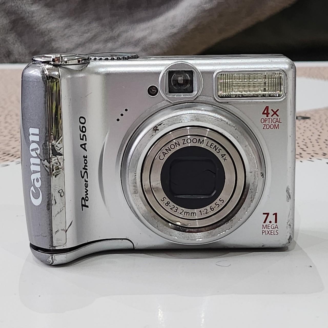 Canon Powershot A550 7.1MP on sale 4x Zoom Silver Digital Camera WORKS