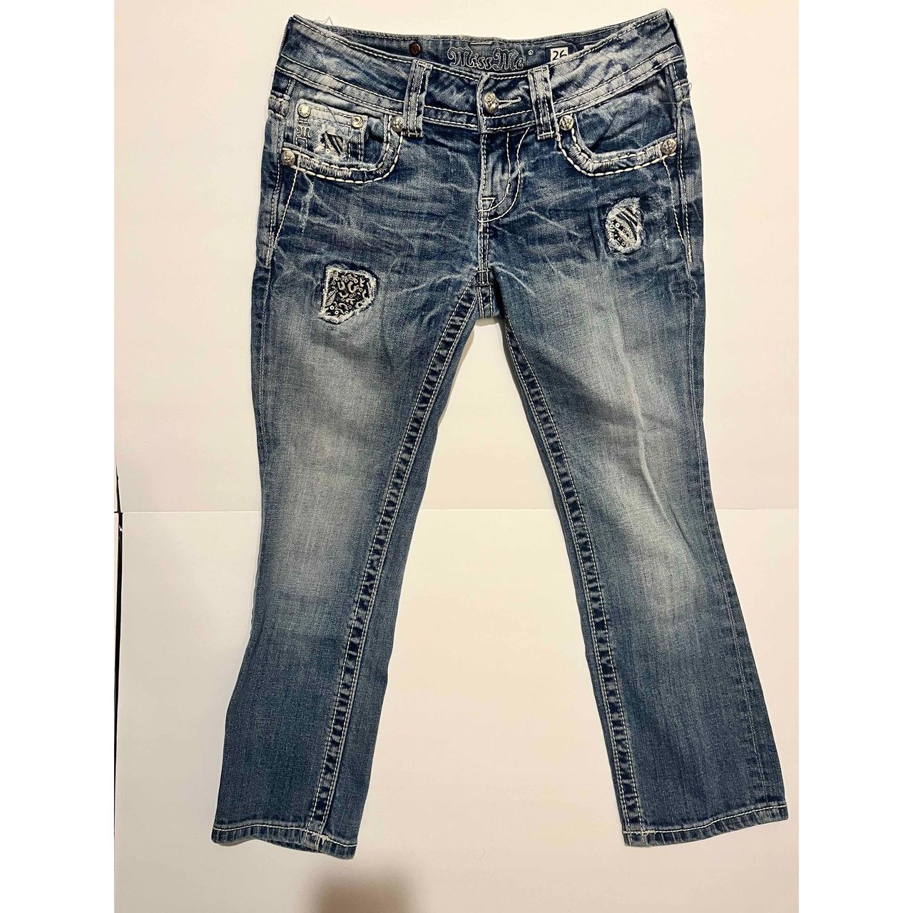 Miss Me Women's Blue Jeans | Depop