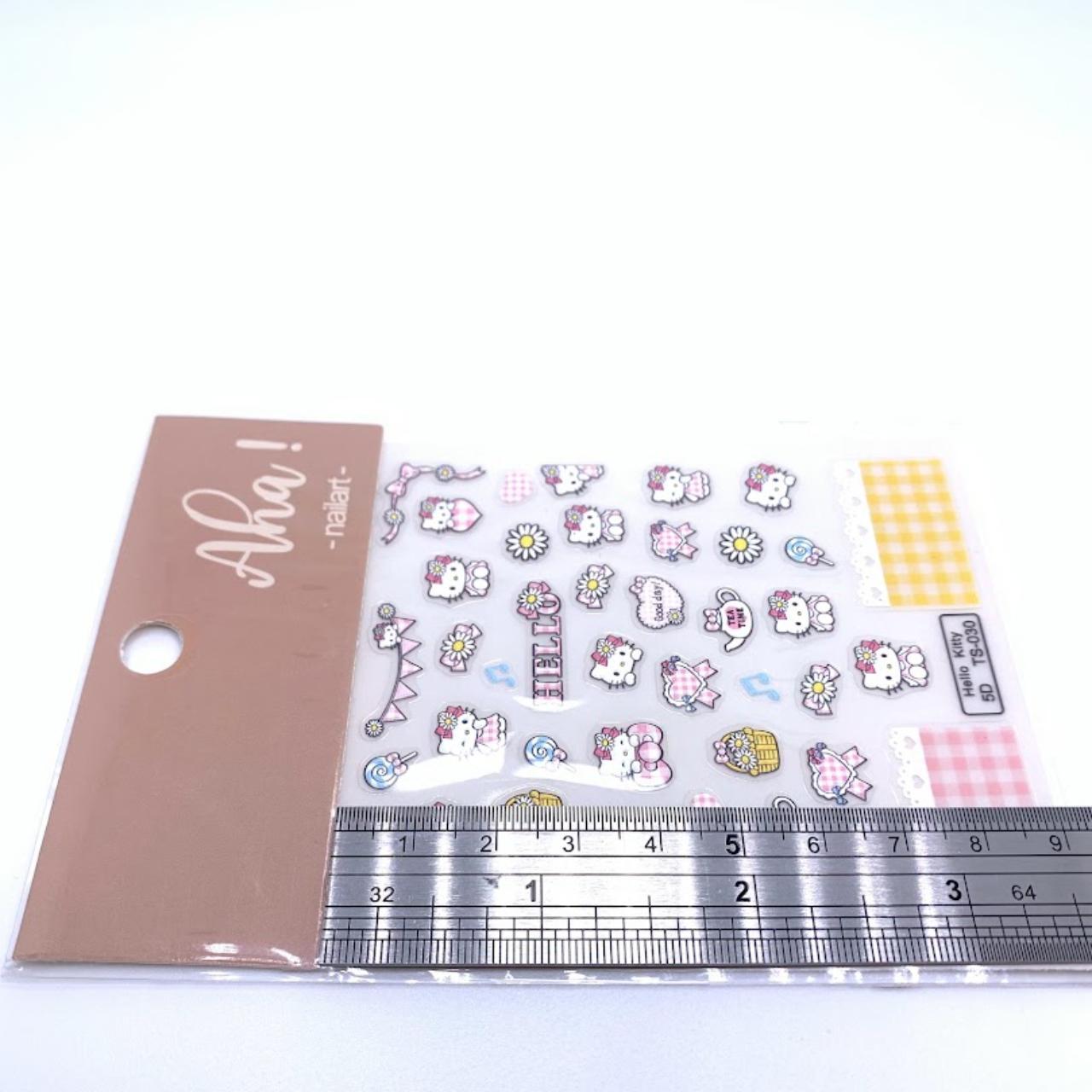 Hello Kitty Nail Stickers A sheet of cute Hello... - Depop