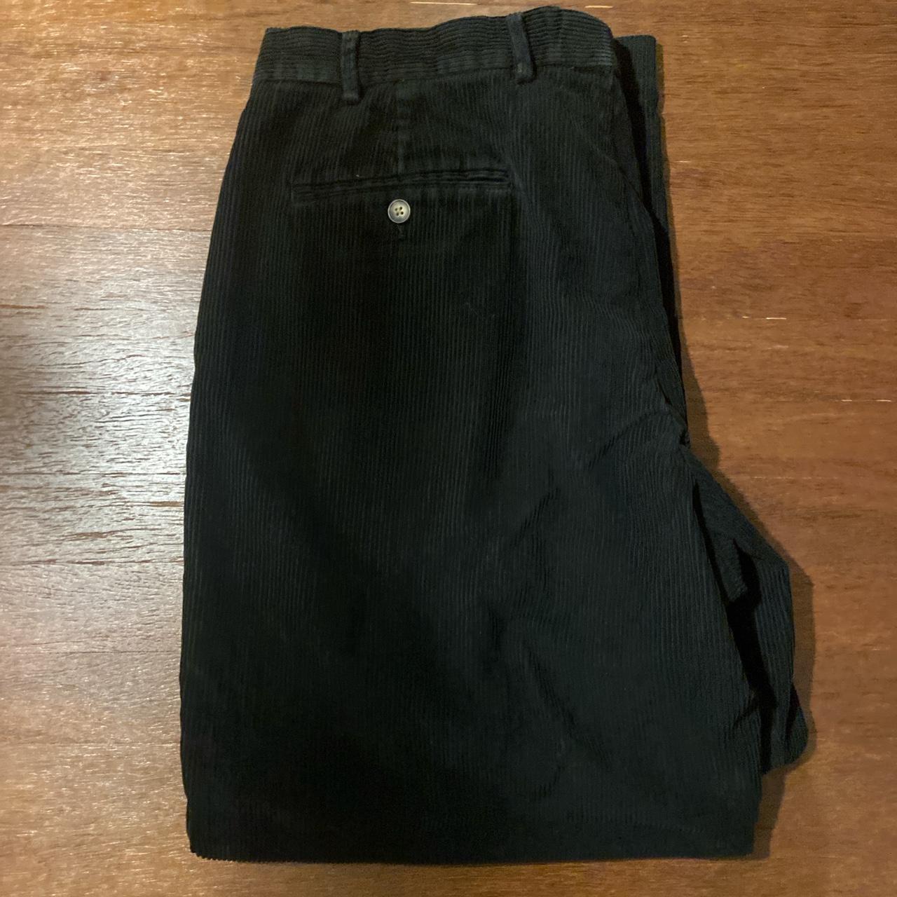 Black Eddie Bauer corduroy pants -no flaws -near... - Depop