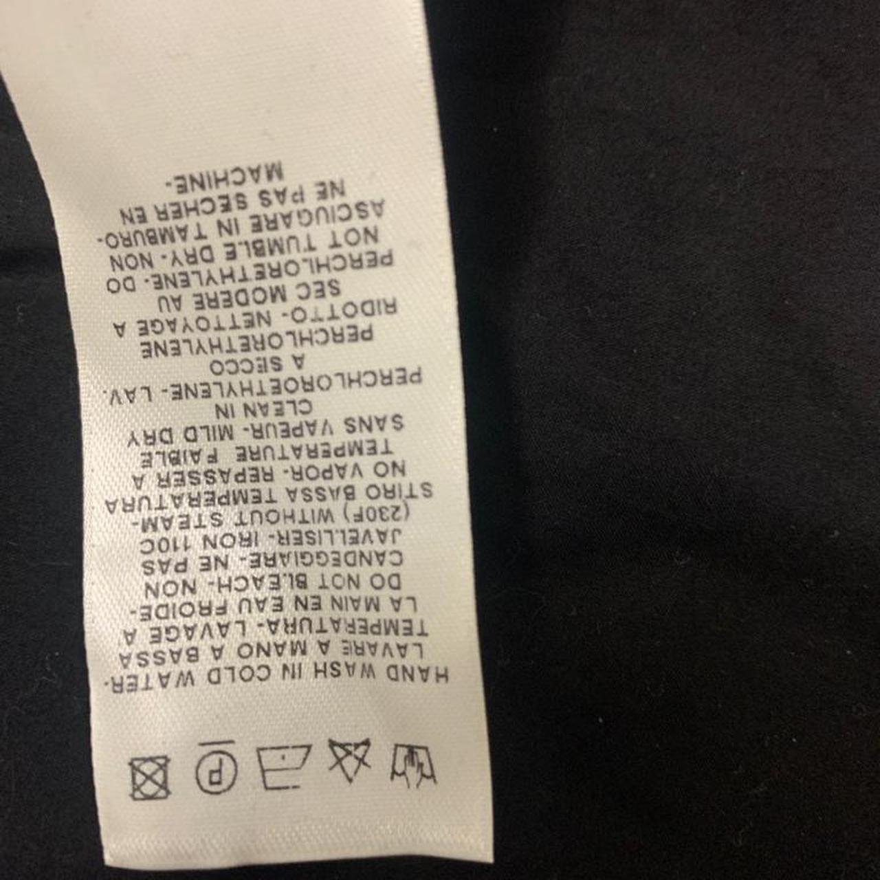 The wash labels for the Rick Owen jacket - Depop