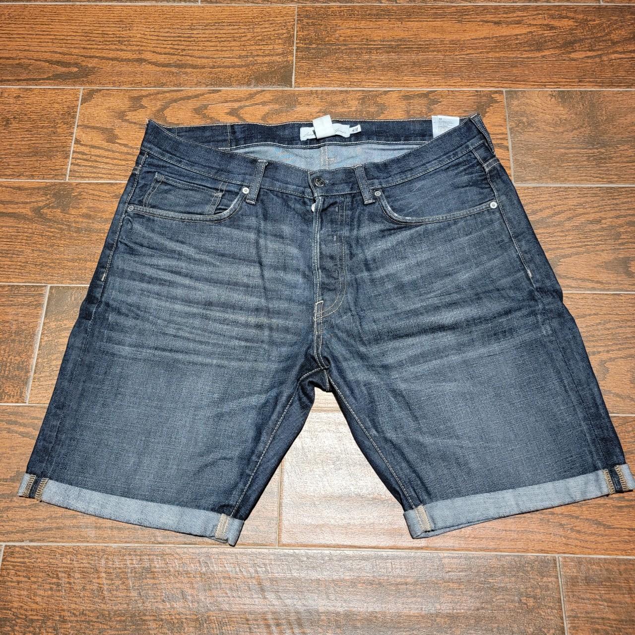 Mens denim hotsell shorts h&m