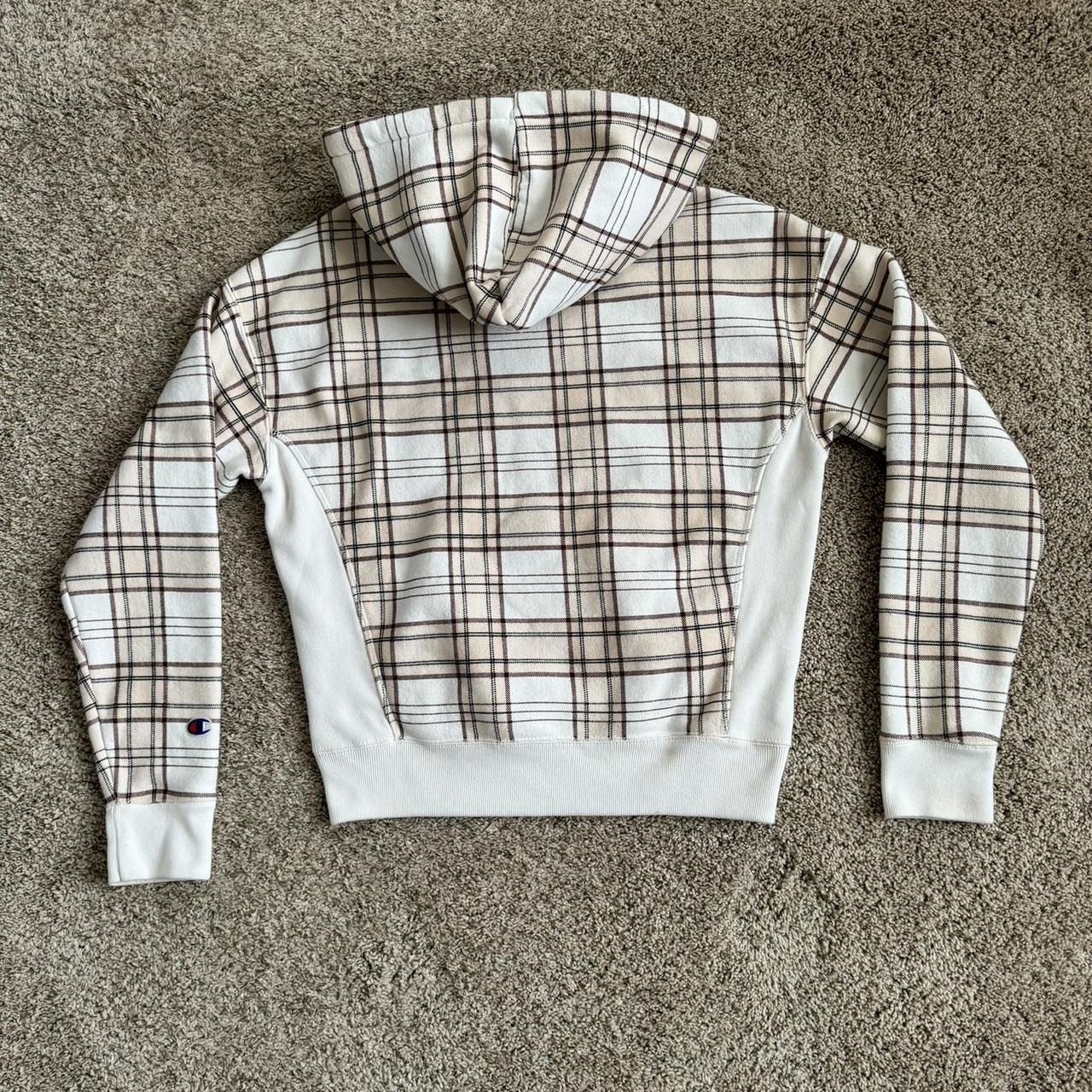 Champion store checkered hoodie