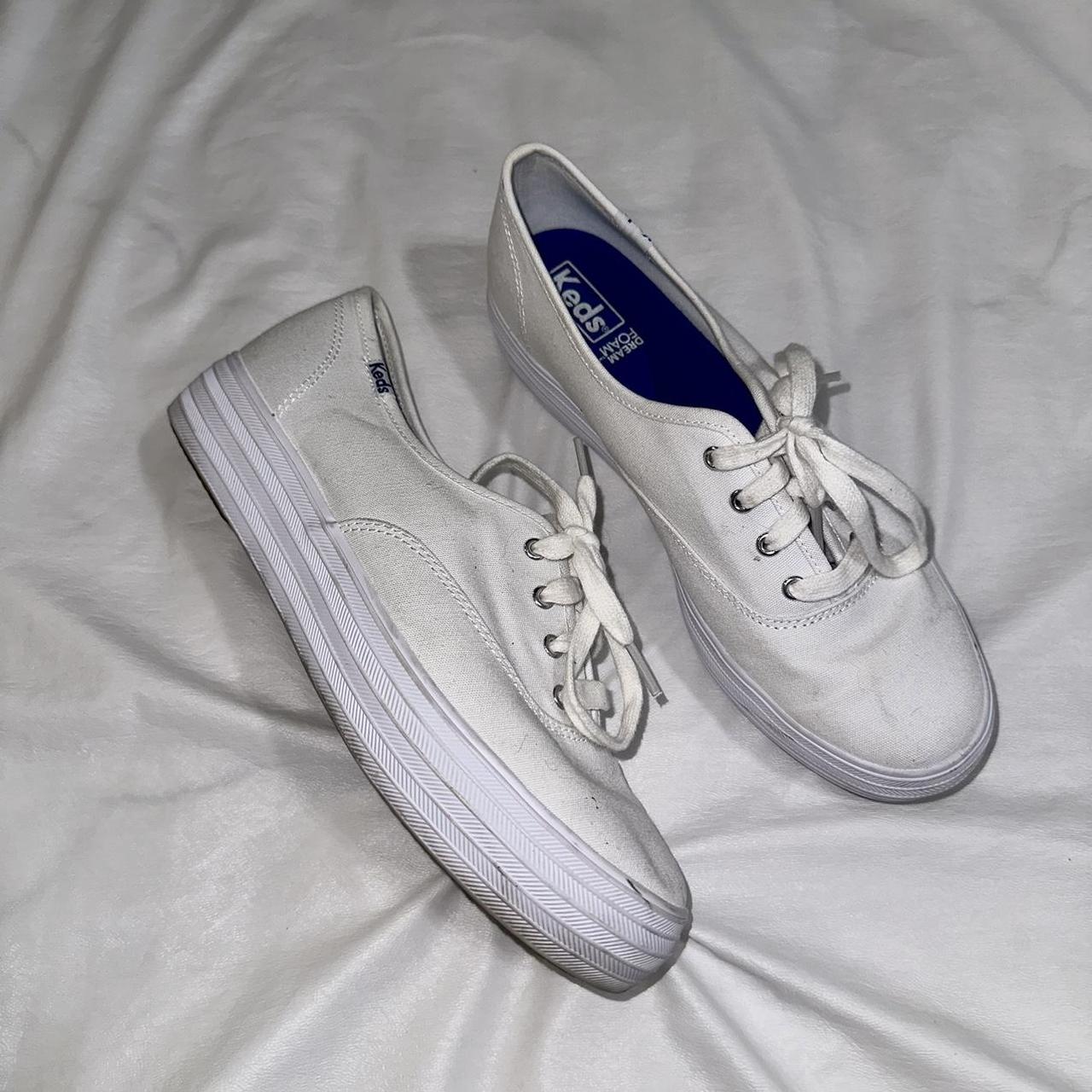 Keds triple outlet leather white