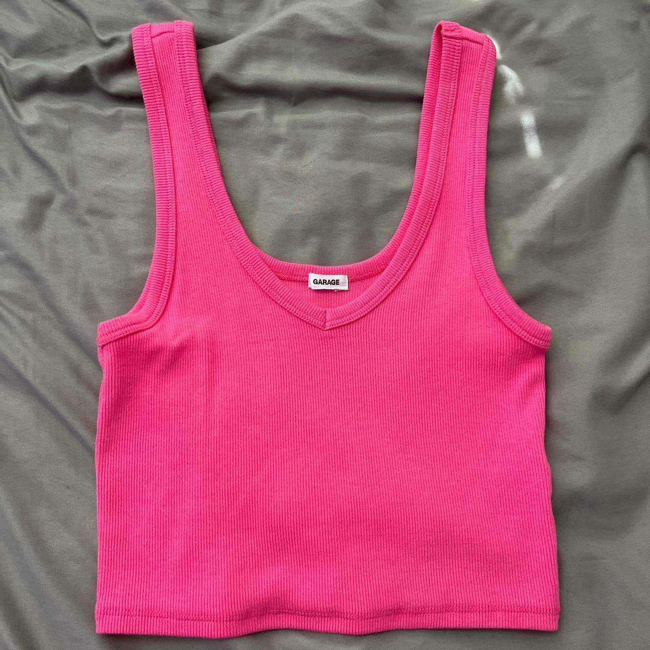 Garage Women's Pink Vest | Depop