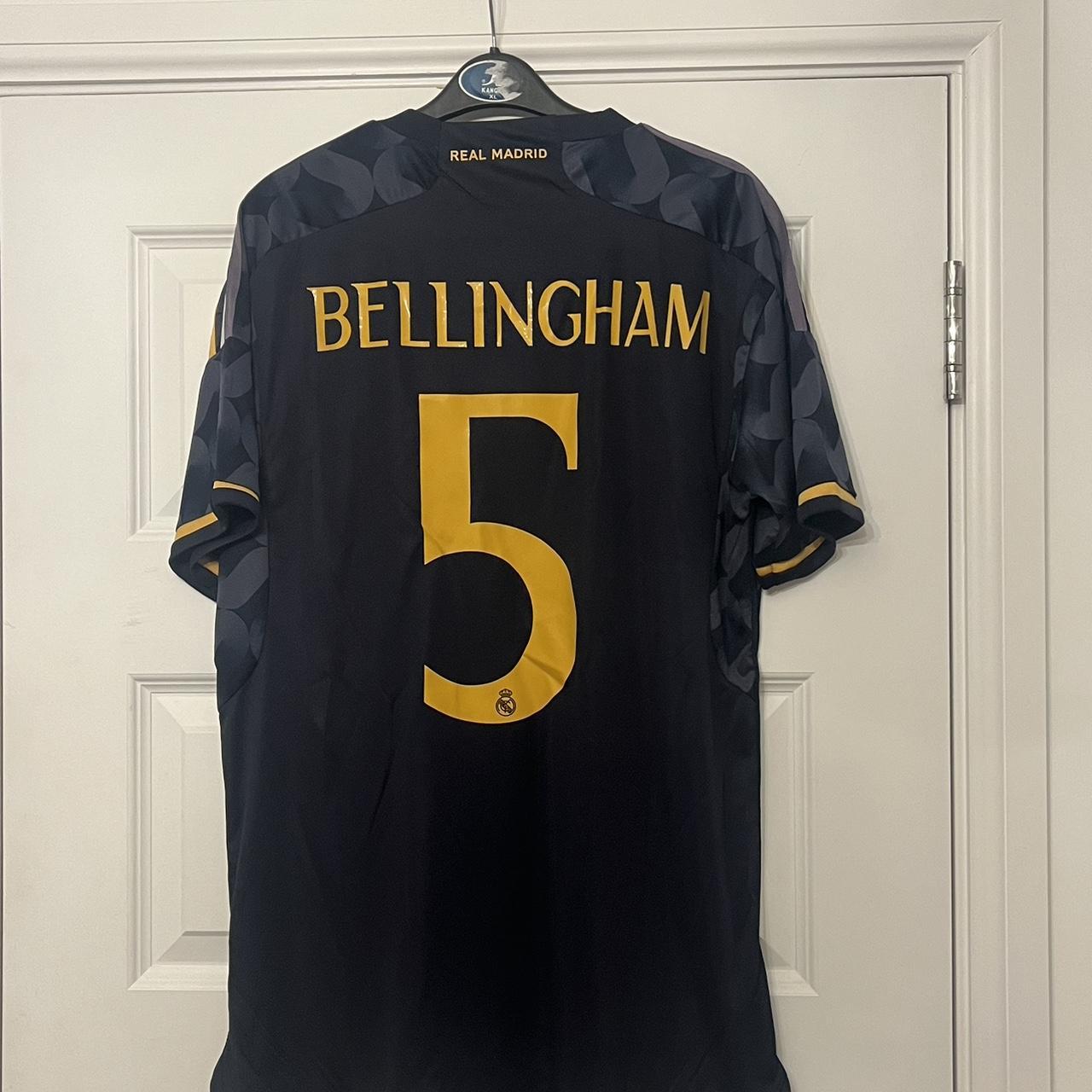 Real Madrid Away Shirt 23/24 Bellingham #5 Adult... - Depop