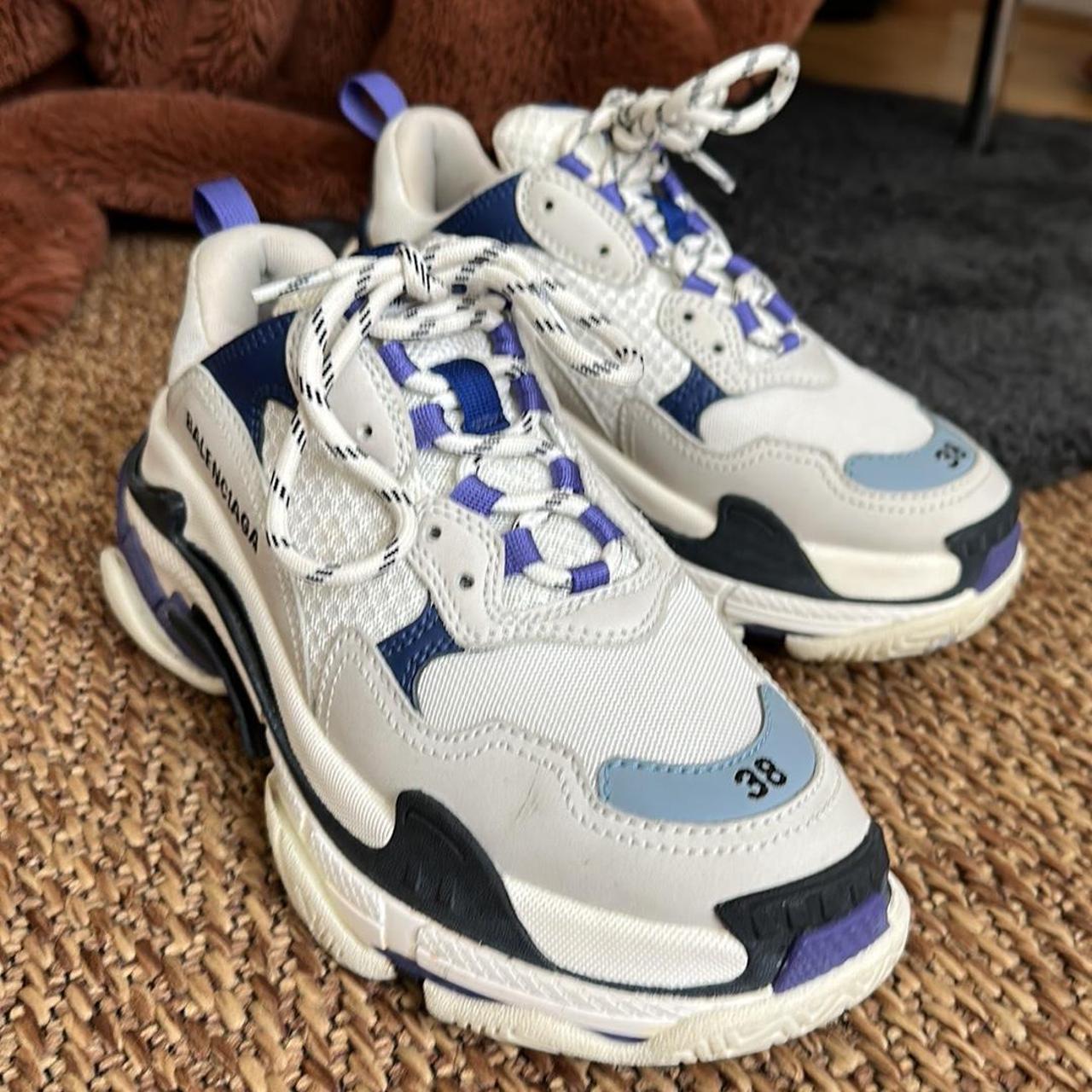 Balenciaga on sale white purple