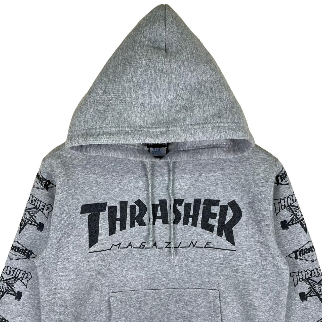 THRASHER magazine skateboard nice design hooded | Depop