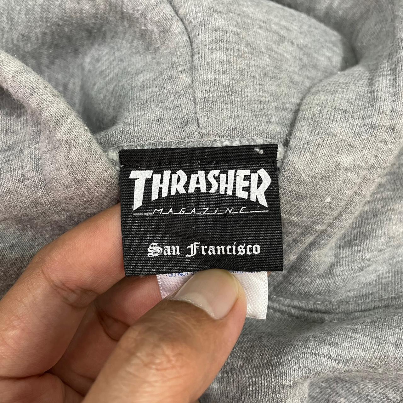 THRASHER magazine skateboard nice design hooded | Depop