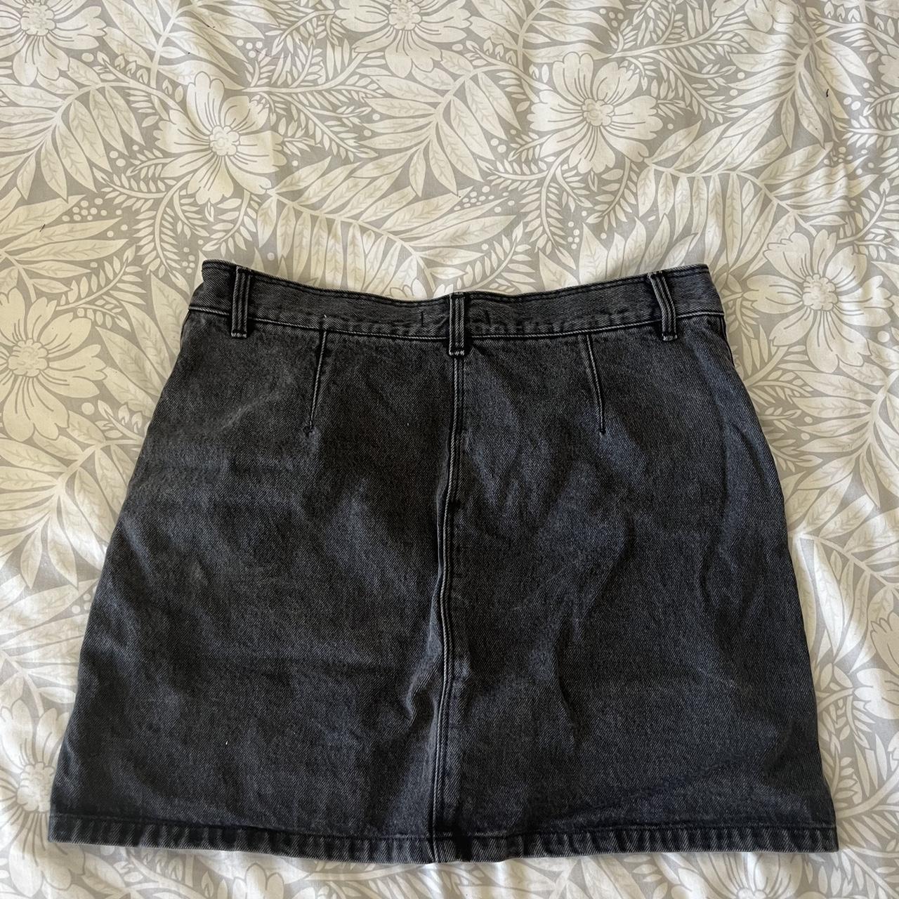 Back glassons denim skirt with buttons on the front.... - Depop