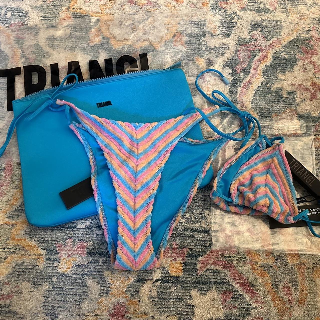 VINCA Sherbet Stripe from Triangl Swimwear. Size XL - Depop