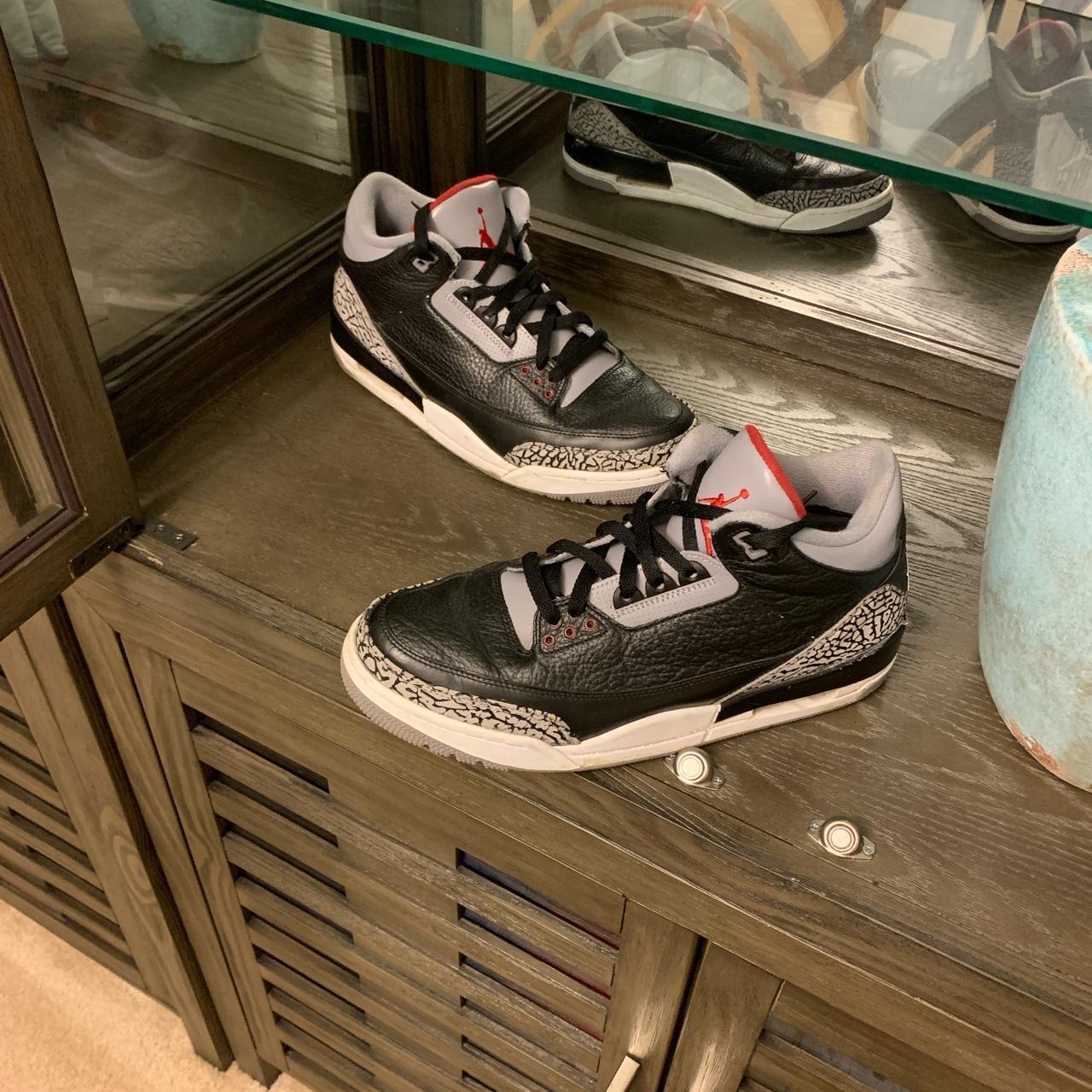 mens air jordan 3 retro black stores
