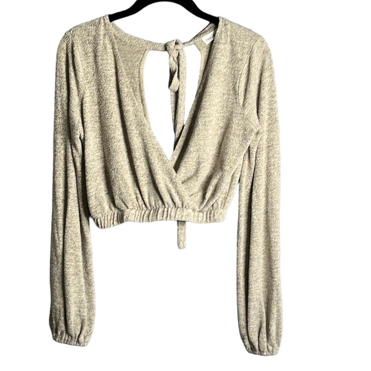 Source Unknown Women's Crop top - Grey - S – Supe… - image 1