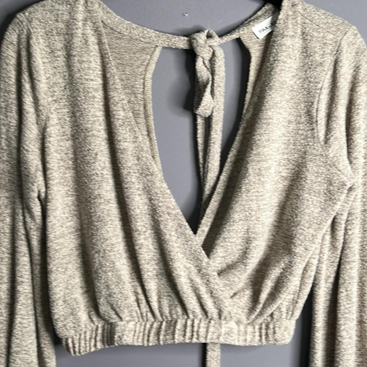 Source Unknown Women's Crop top - Grey - S – Supe… - image 2