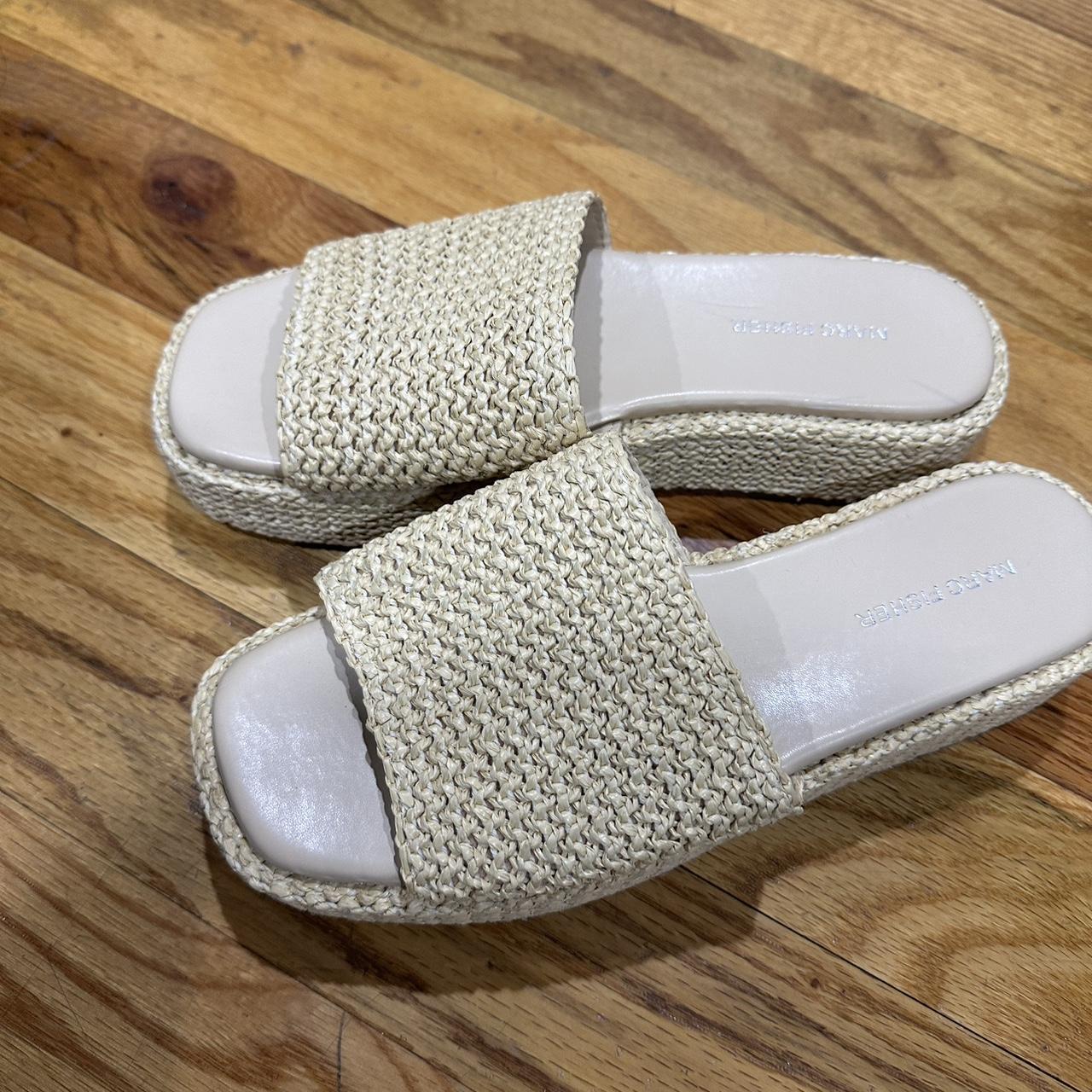 Marc Fisher Women's Slides - Cream/Tan - US 9.5 –… - image 2