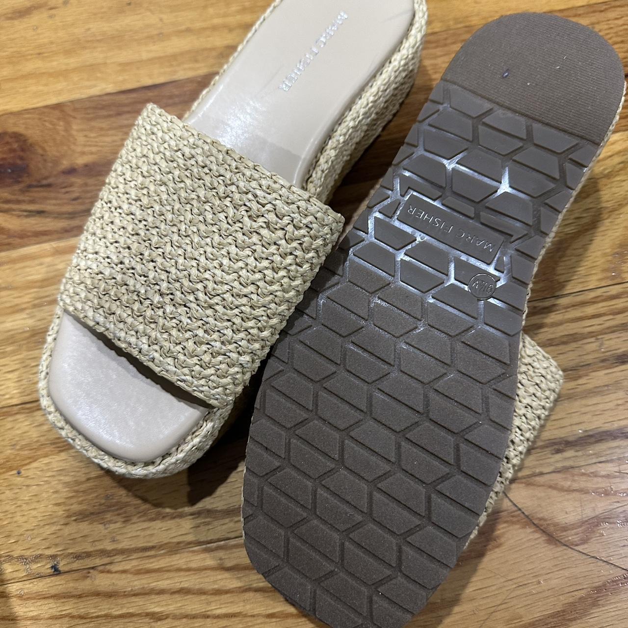 Marc Fisher Women's Slides - Cream/Tan - US 9.5 –… - image 5