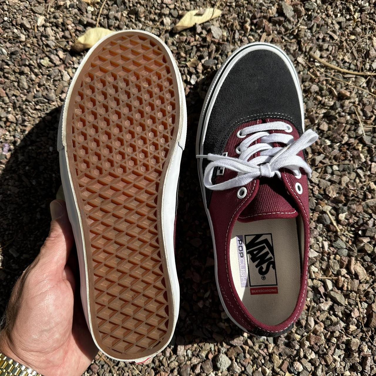Port Royal Vans Authentic Maroon On Feet Vans Authentic Port
