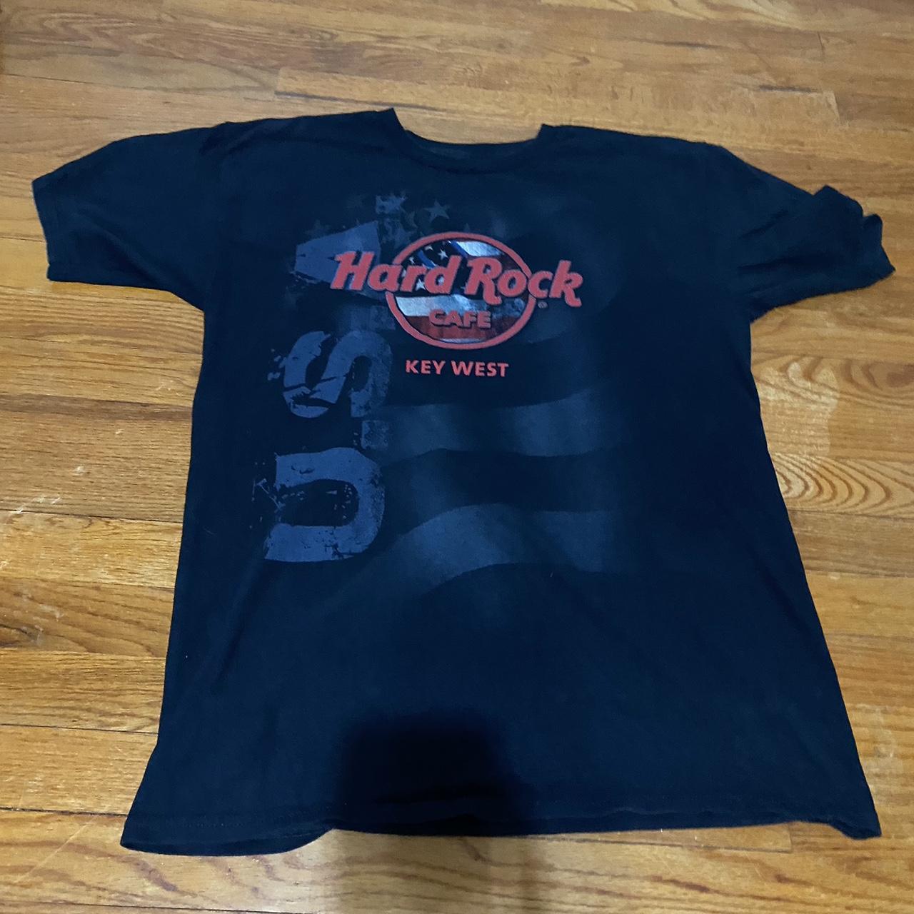 Navy Hard Rock Cafe Key West USA T-Shirt Men’s size... - Depop