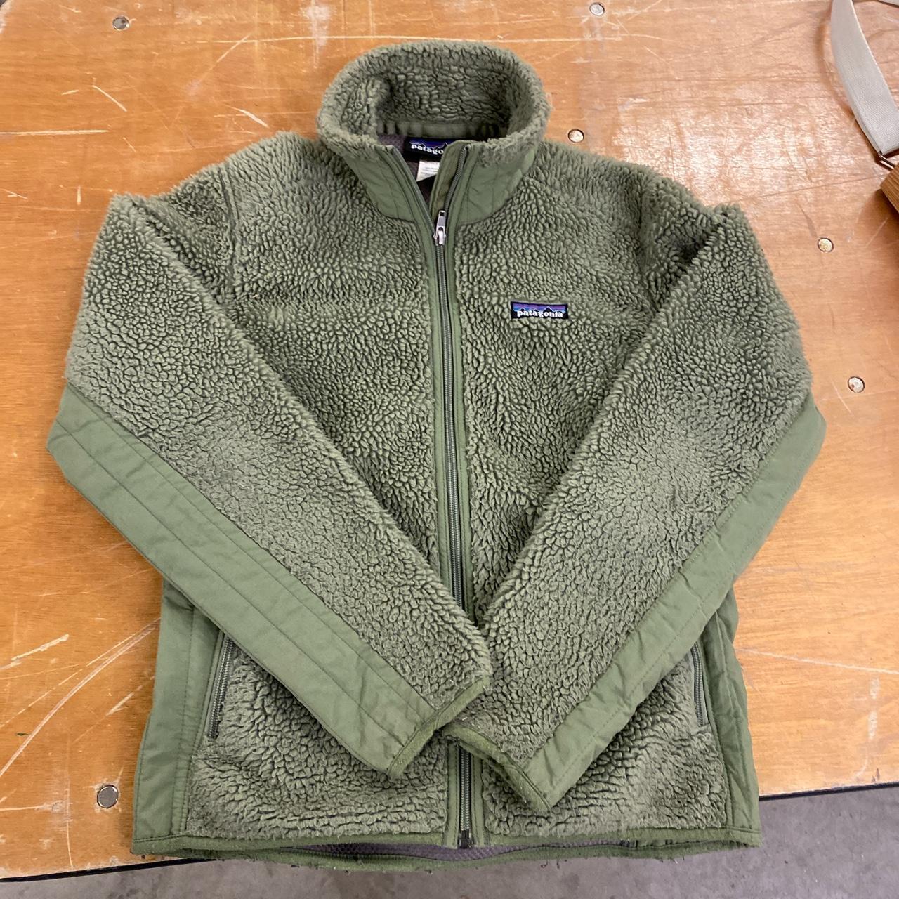 Patagonia Synchilla Fleece Full Zip Jacket Green... - Depop