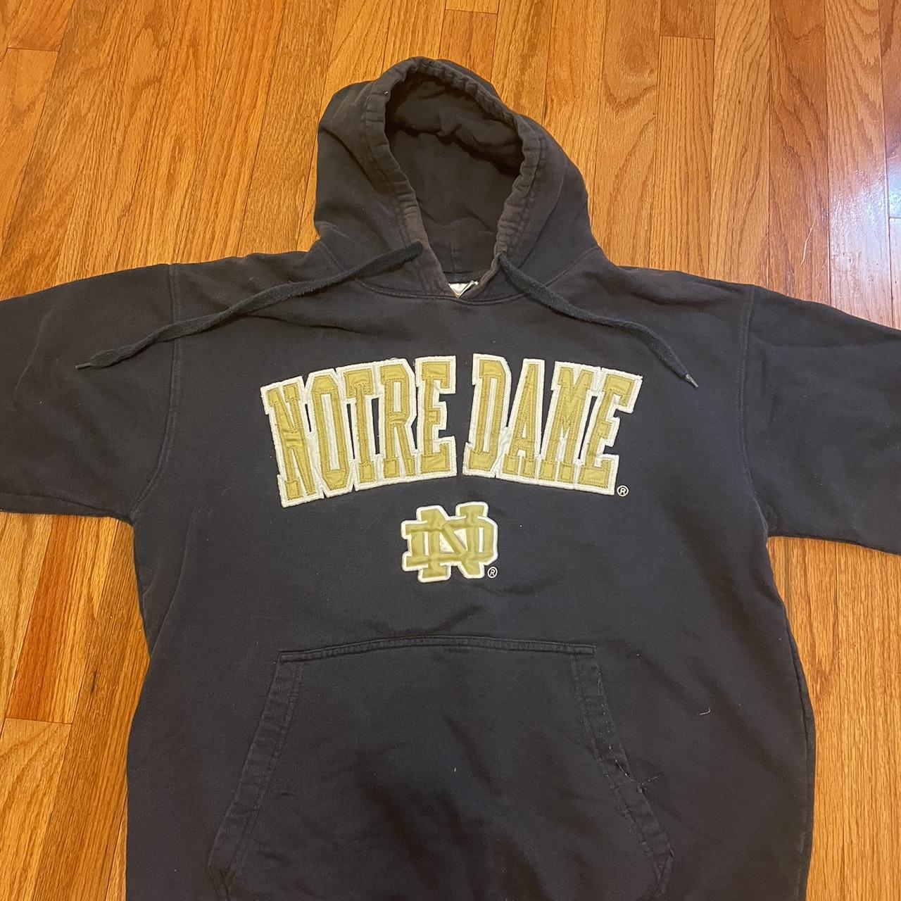 Large, Notre Dame Hoodie Good condition, slight... - Depop