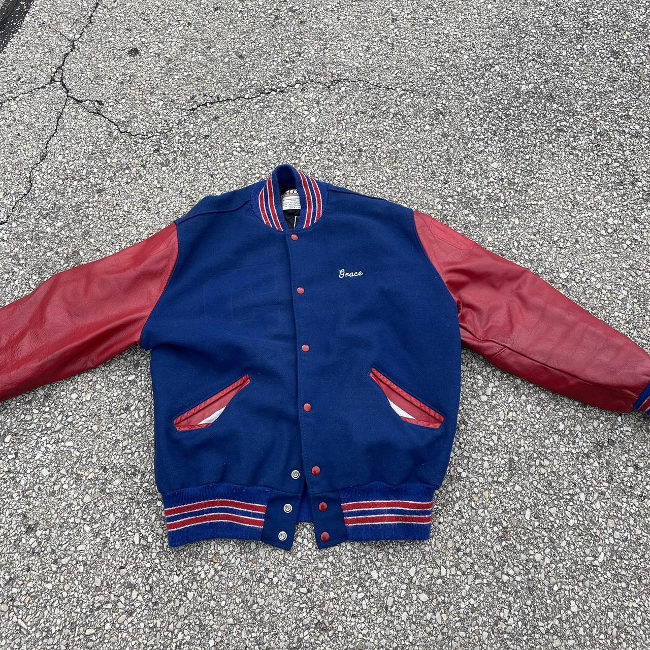 Extra Large, Vintage 90s Lettermen jacket - Depop