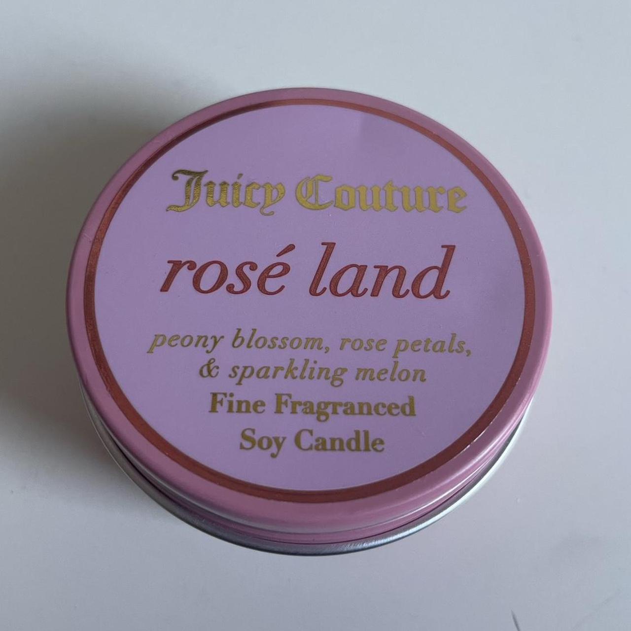 Juicy hotsell Couture rose land candle