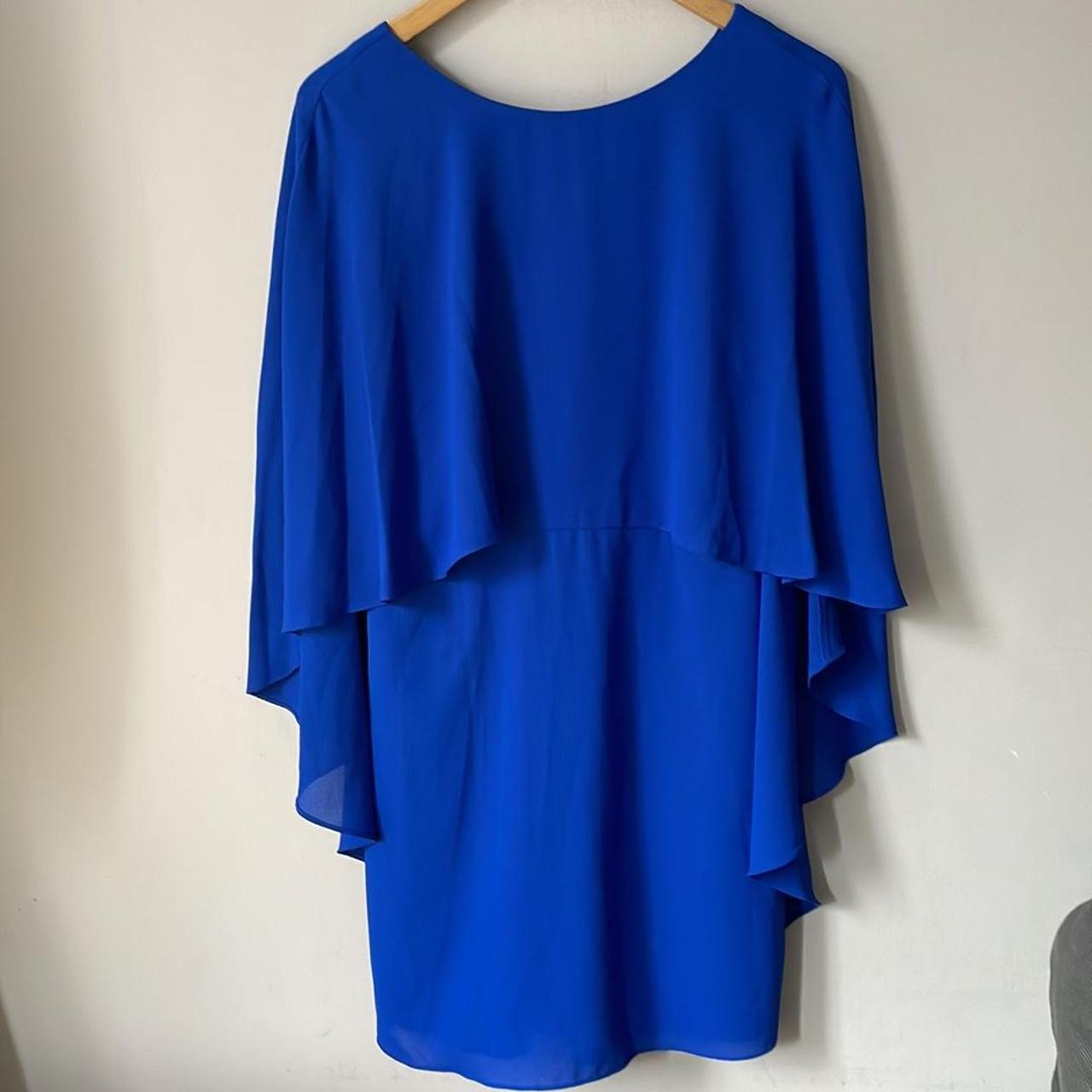 Halston Women's Blue Dress | Depop