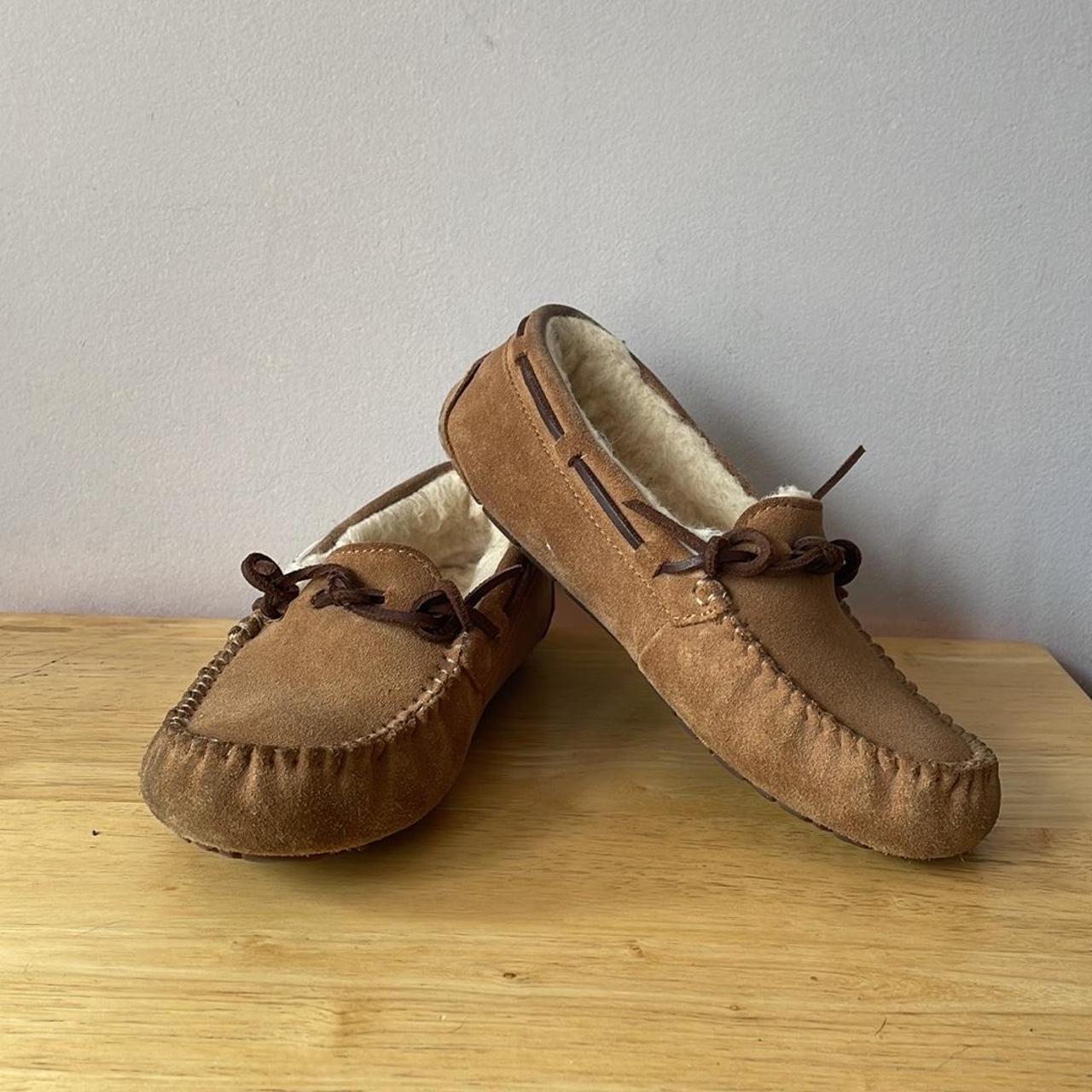 Ugg hot sale leather loafers